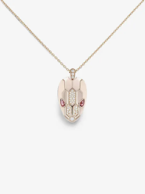 Bvlgari Pre-Owned 2010s Serpenti Seduttori tourmaline and diamond necklace