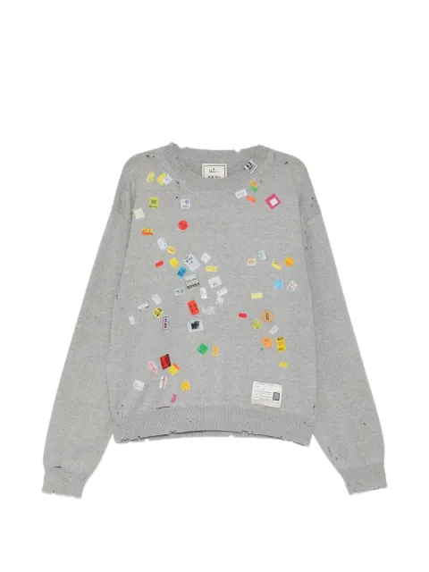 Maison MIHARA YASUHIRO sticker-print sweatshirt