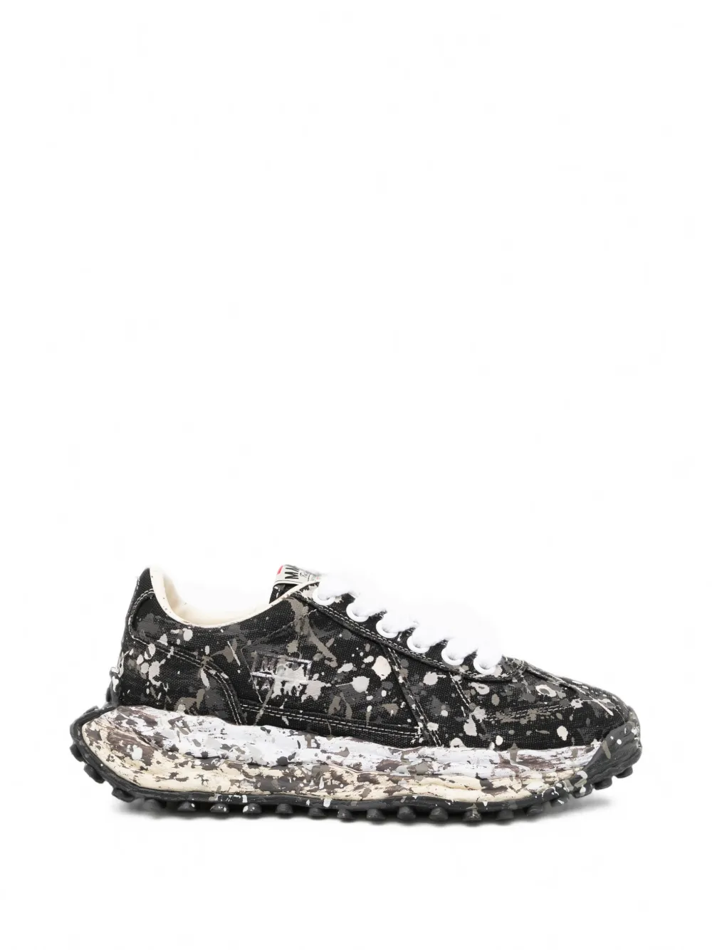 Maison MIHARA YASUHIRO paint-splatter sneakers - Nero