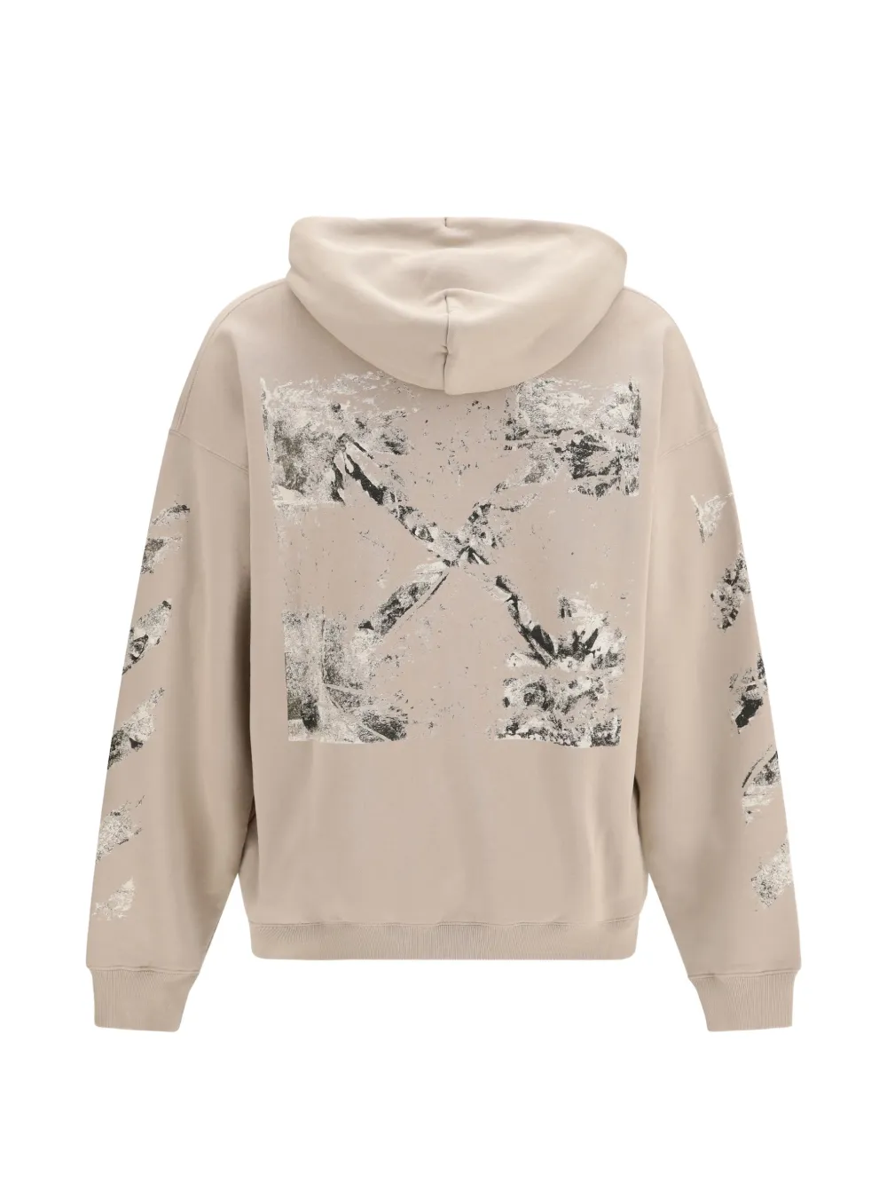 Off-White Spices Arrow Skate hoodie Beige