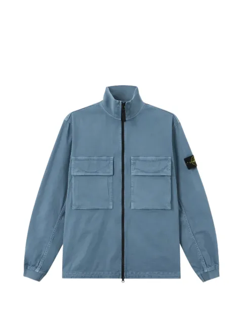 Stone Island logo-patch pocket jacket