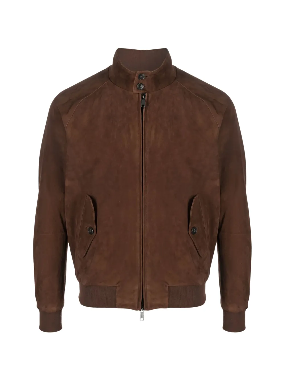 Baracuta Giacca G9 Harrington in pelle scamosciata - Marrone