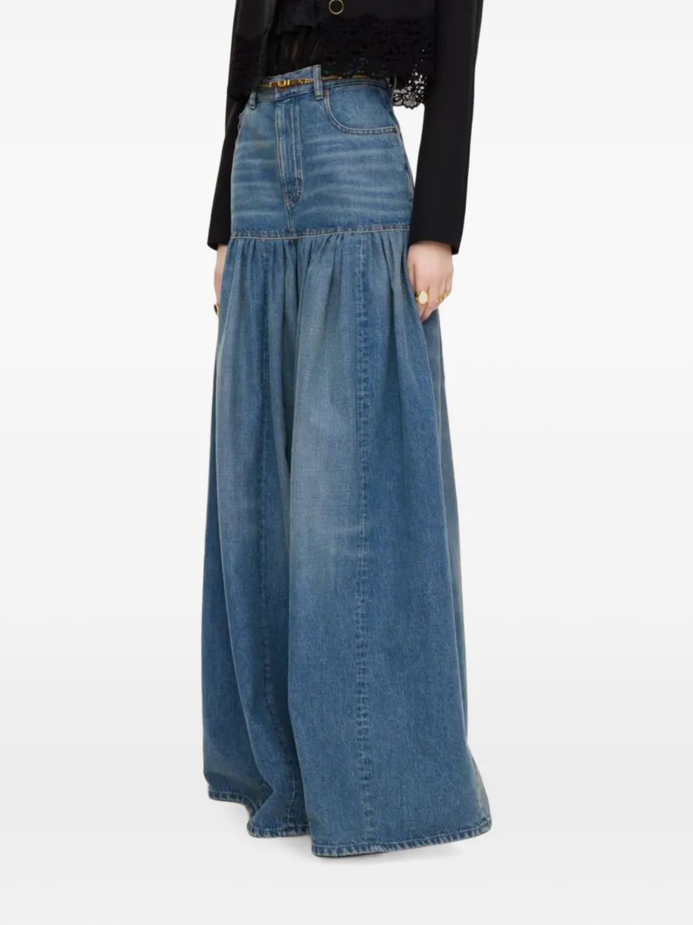 Chloé High-waist denim jeans Blauw