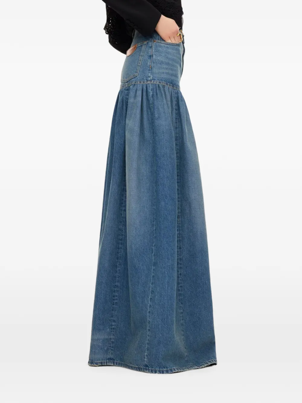 Chloé High-waist denim jeans Blauw