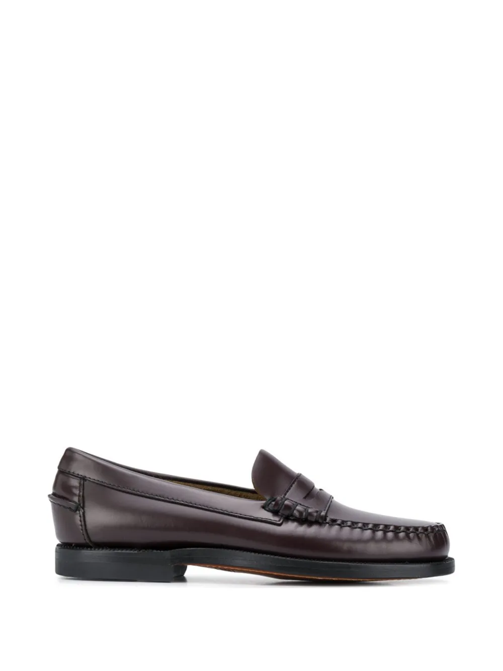 Sebago Mocassini in pelle con dettaglio penny - Rosso