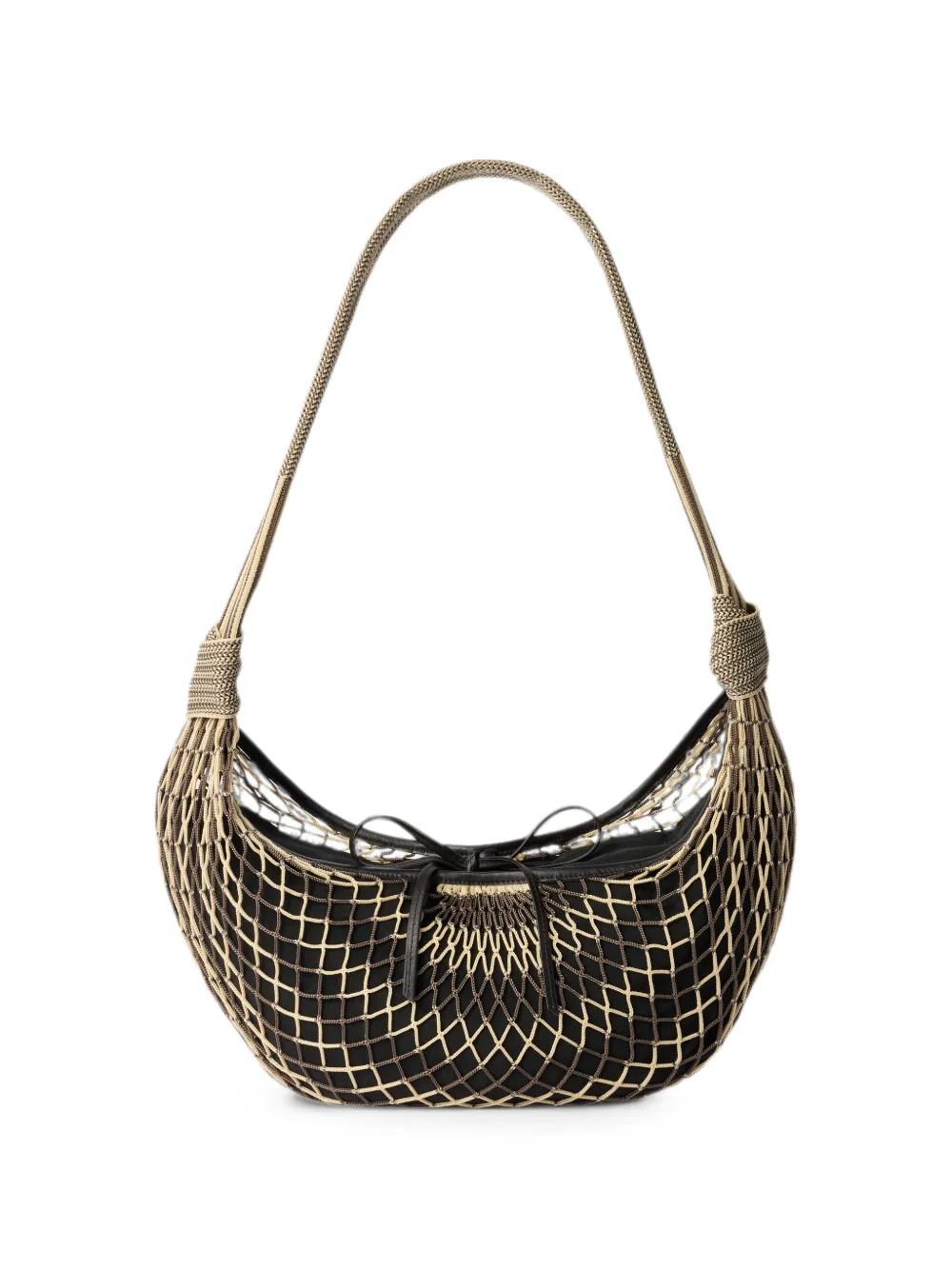 LEMAIRE Croissant Filt bag - Nero