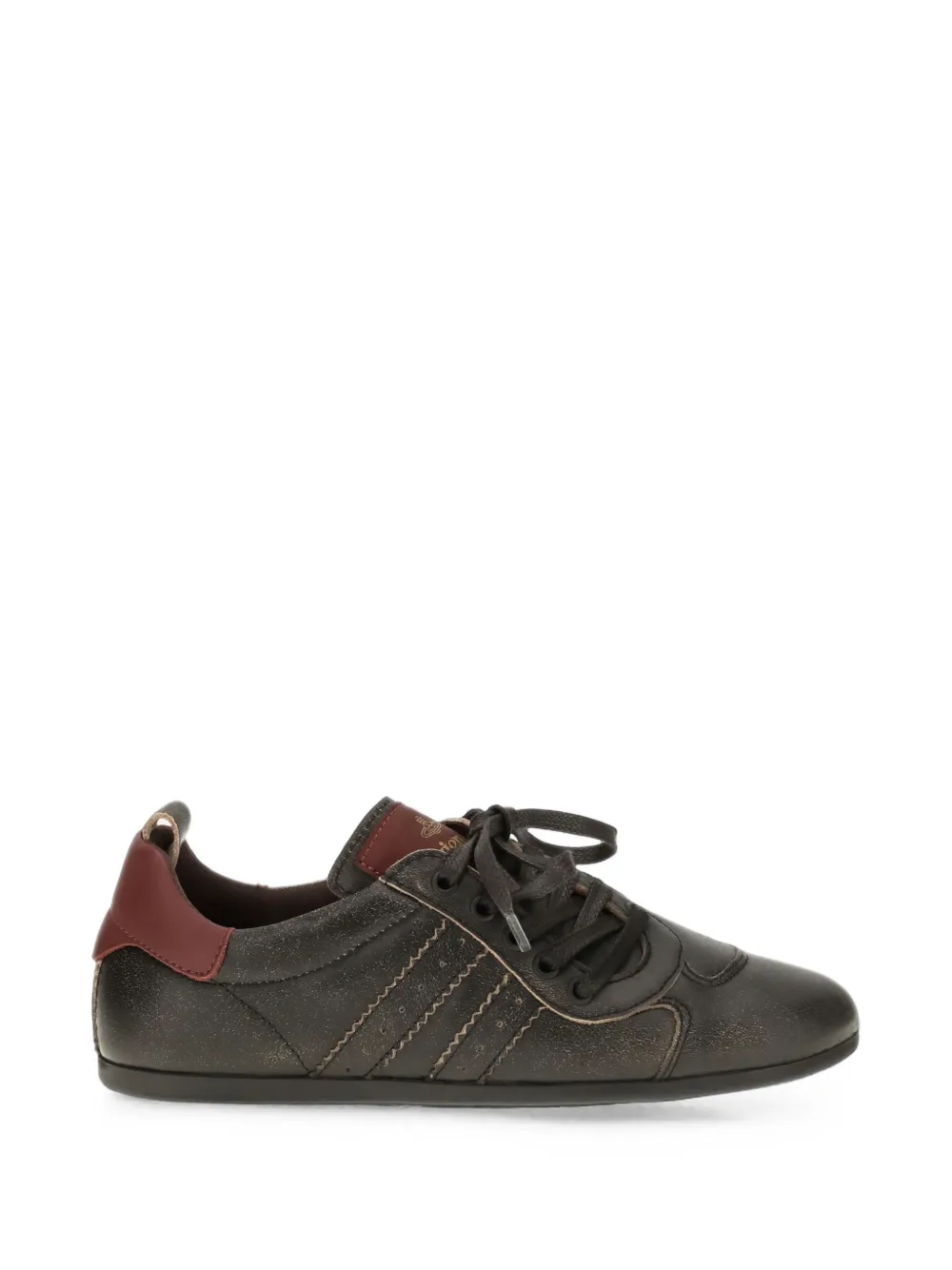 Vivienne Westwood Drunken leather low-top sneakers - Schwarz