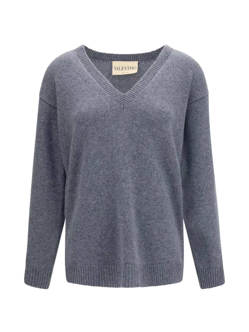 Valentino Garavani V-neck cashmere sweater - Grigio