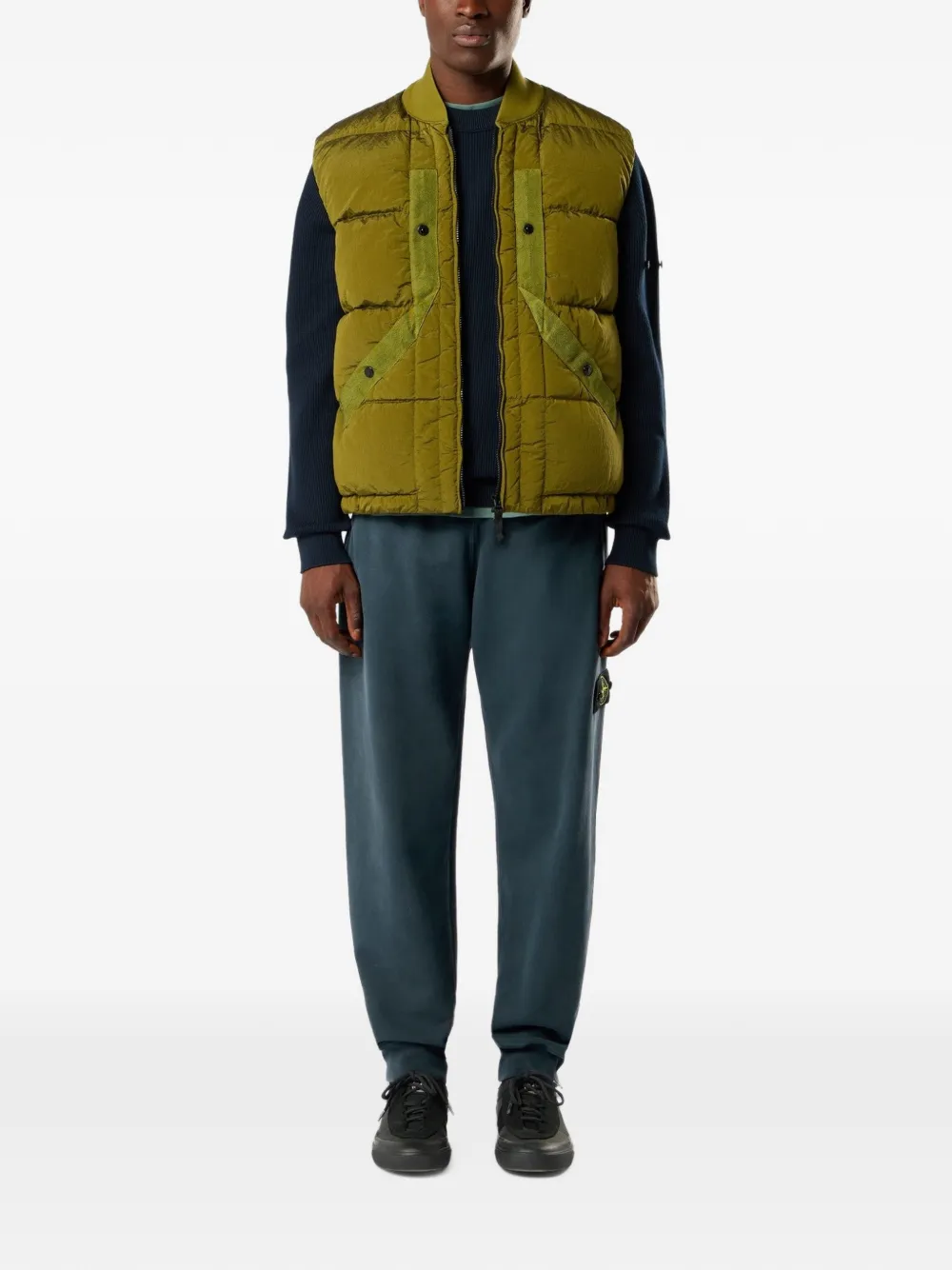 Stone Island Trainingsbroek met logopatch Groen