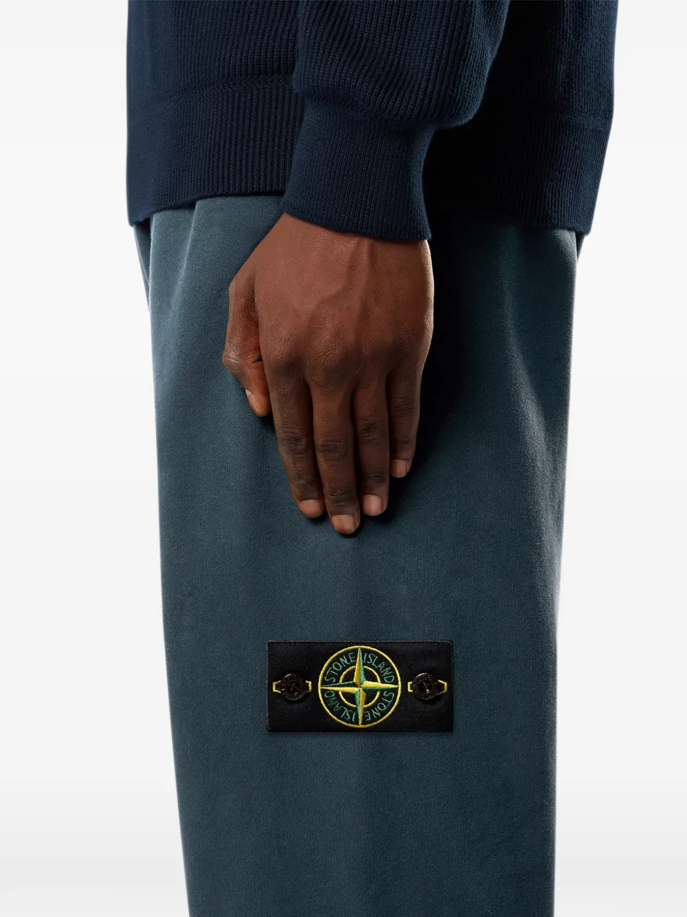 Stone Island Trainingsbroek met logopatch Groen