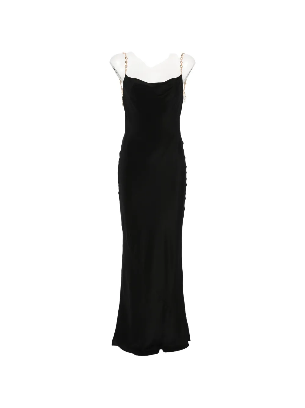 Cult Gaia Macelyn chain-strap cowl-neck maxi dress - Schwarz