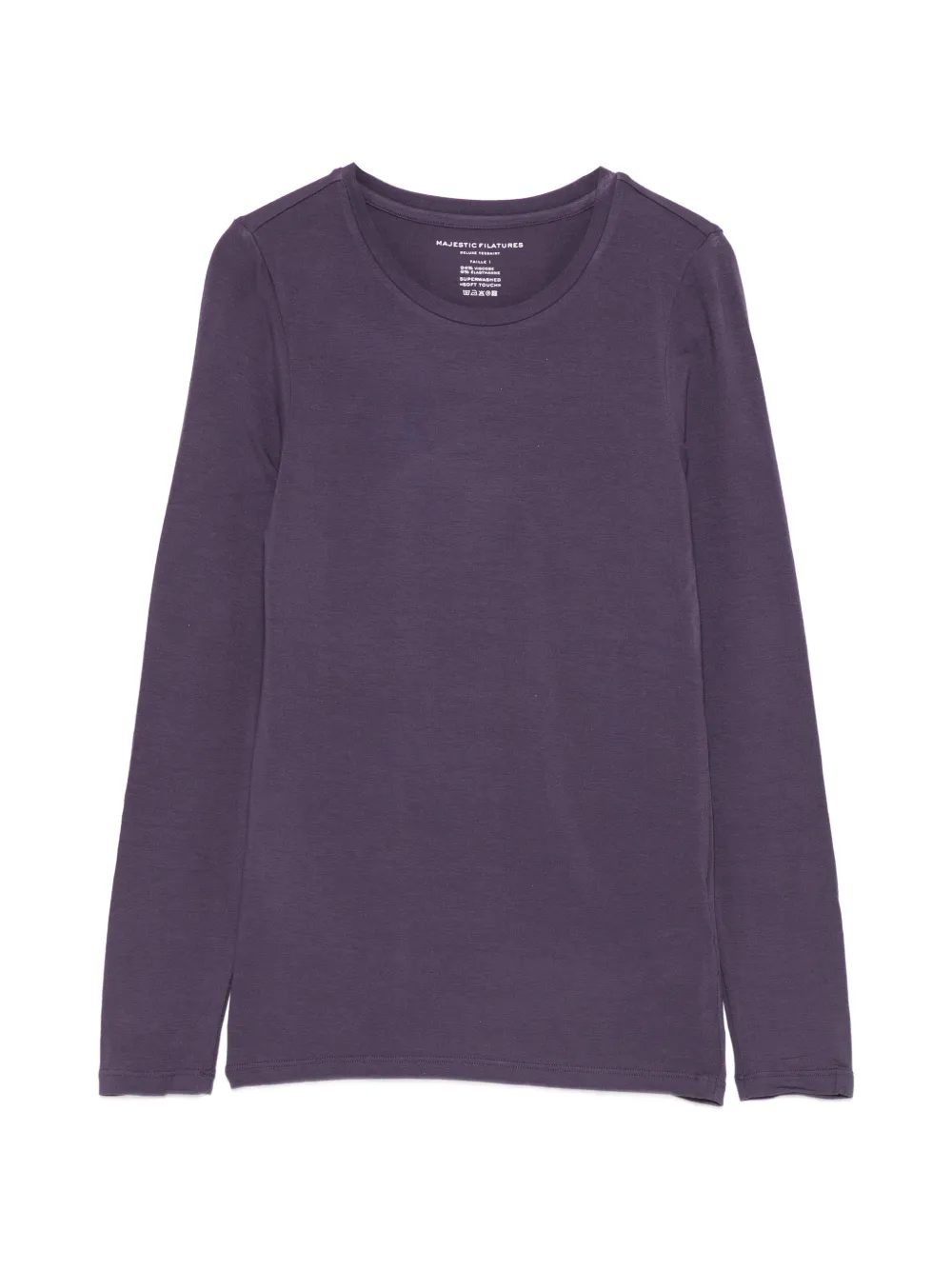 Majestic Filatures T-shirt a maniche lunghe - Viola