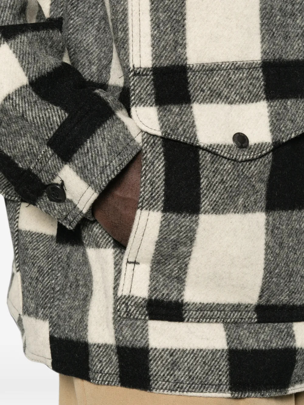 Filson Geruit shirtjack Wit