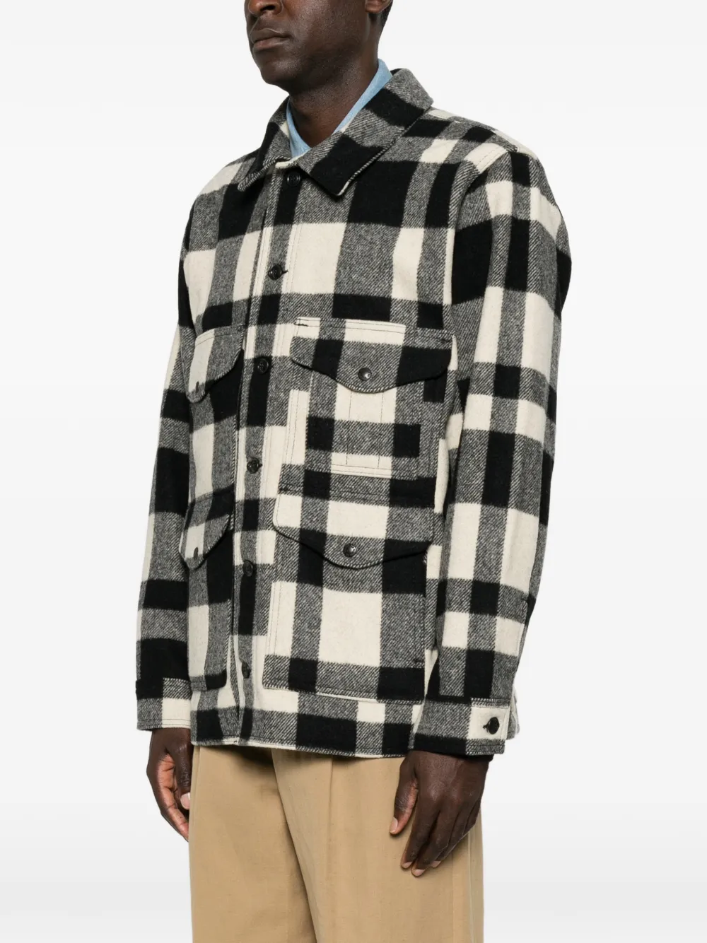 Filson Geruit shirtjack Wit
