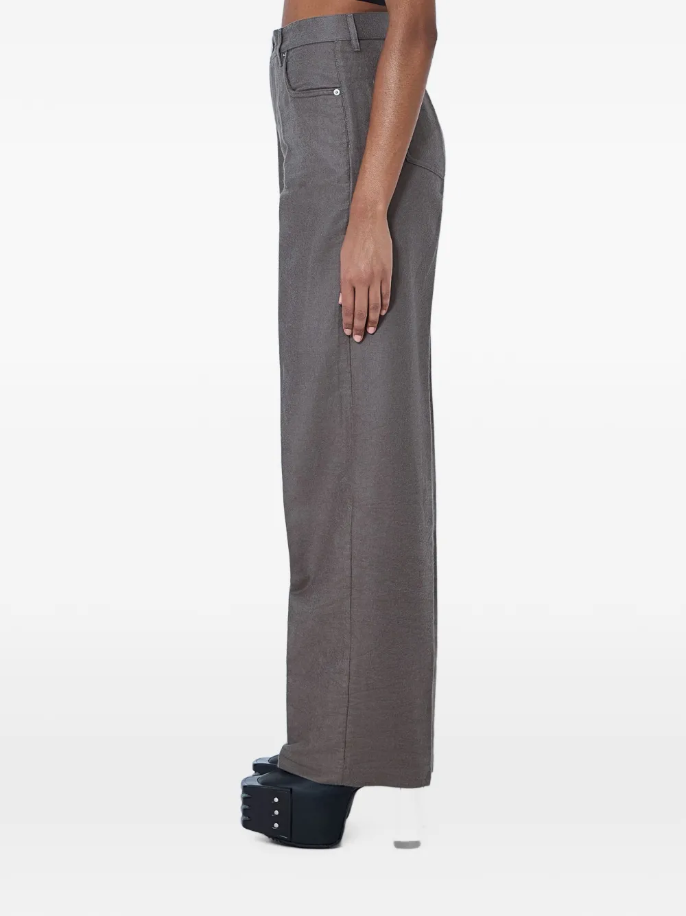 Rick Owens Straight jeans Grijs