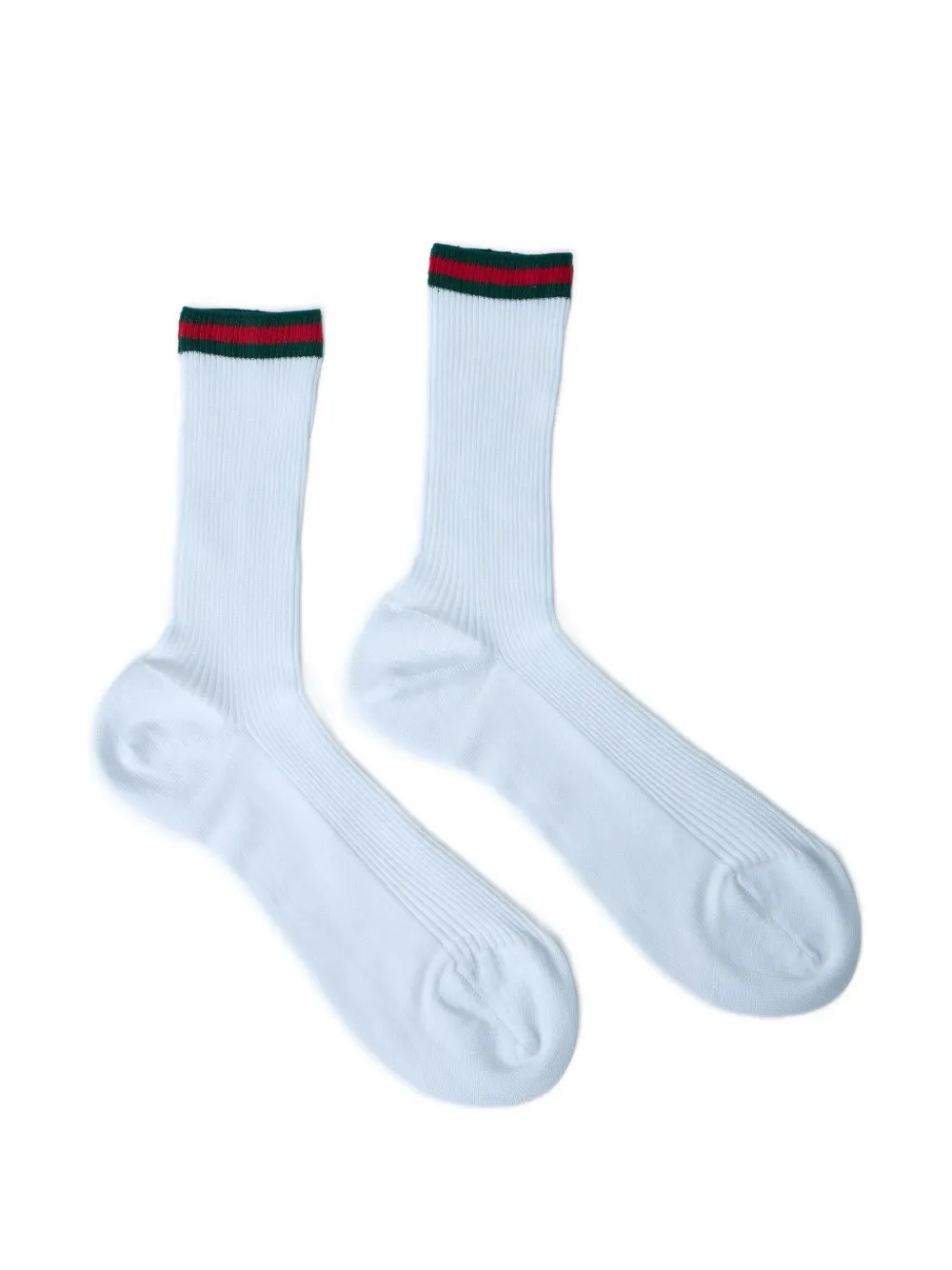 Gucci Web ribbed socks - Weiß