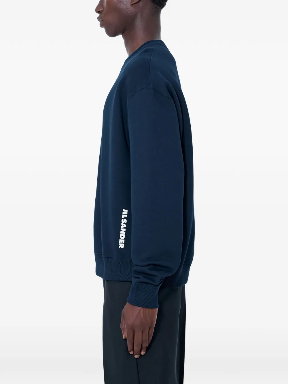 Jil Sander Trui met ronde hals Blauw