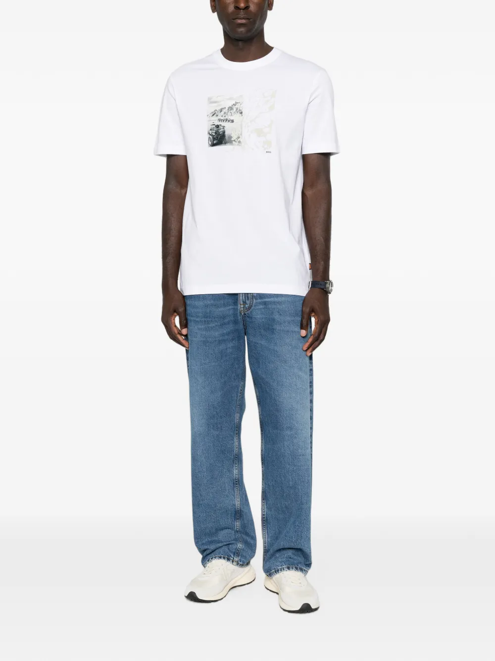 BOSS graphic-print T-shirt - Weiß
