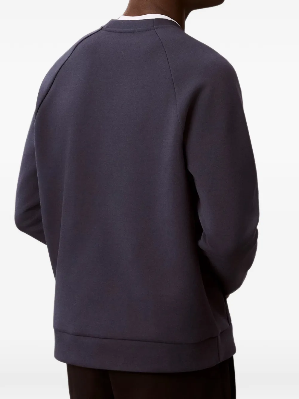 Calvin Klein Performance dubbelgebreide sweater Blauw
