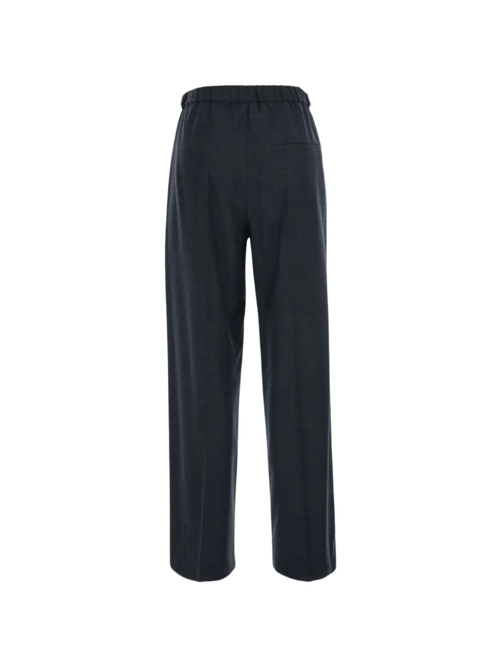 Tela Plooibroek met ceintuur Blauw