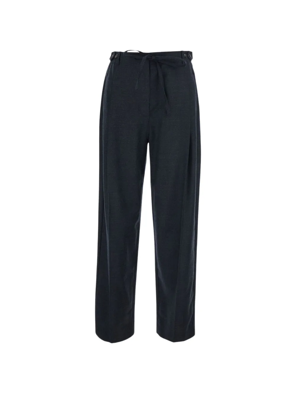 Tela belted pleated trousers