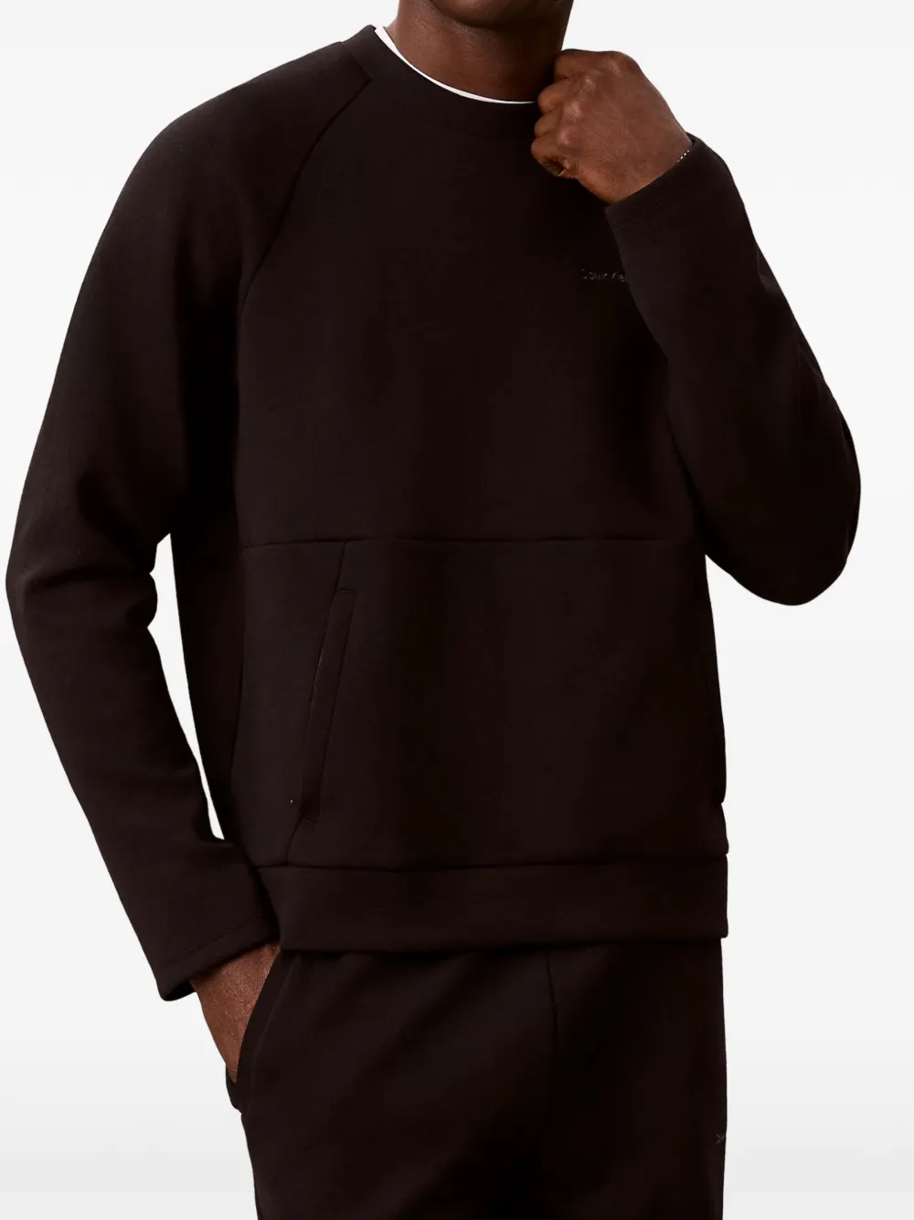 Calvin Klein Performance double-knit sweatshirt - Nero