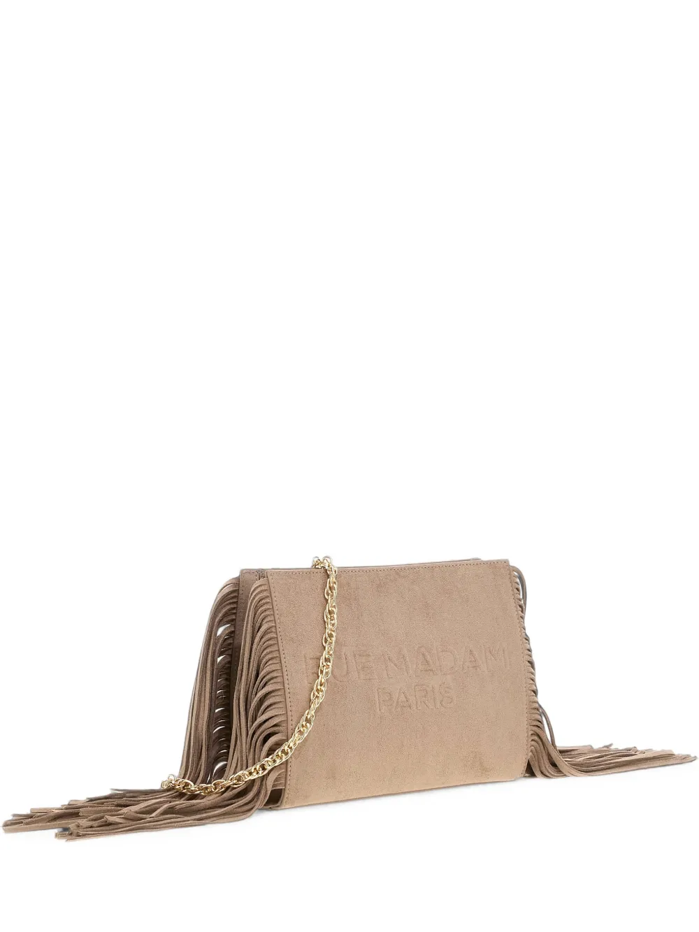 RUE MADAM PARIS Canyon fringed suede shoulder bag