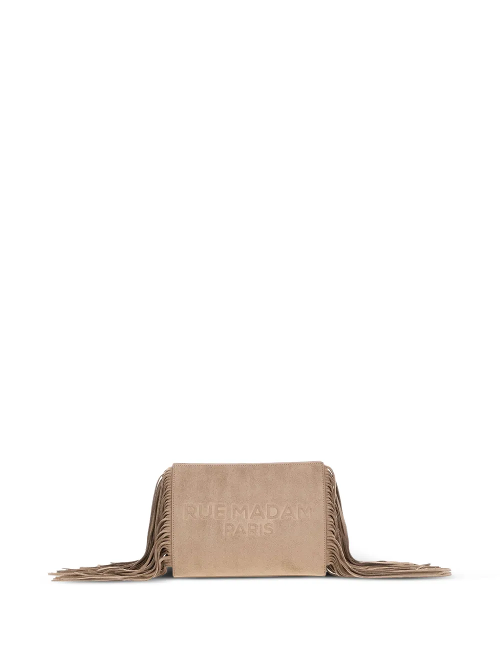 RUE MADAM PARIS Canyon fringed suede shoulder bag