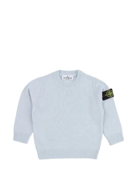 Stone Island Junior logo-patch sweater