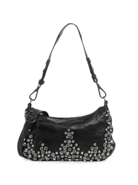 Campomaggi Teresa crystal-embellished leather shoulder bag