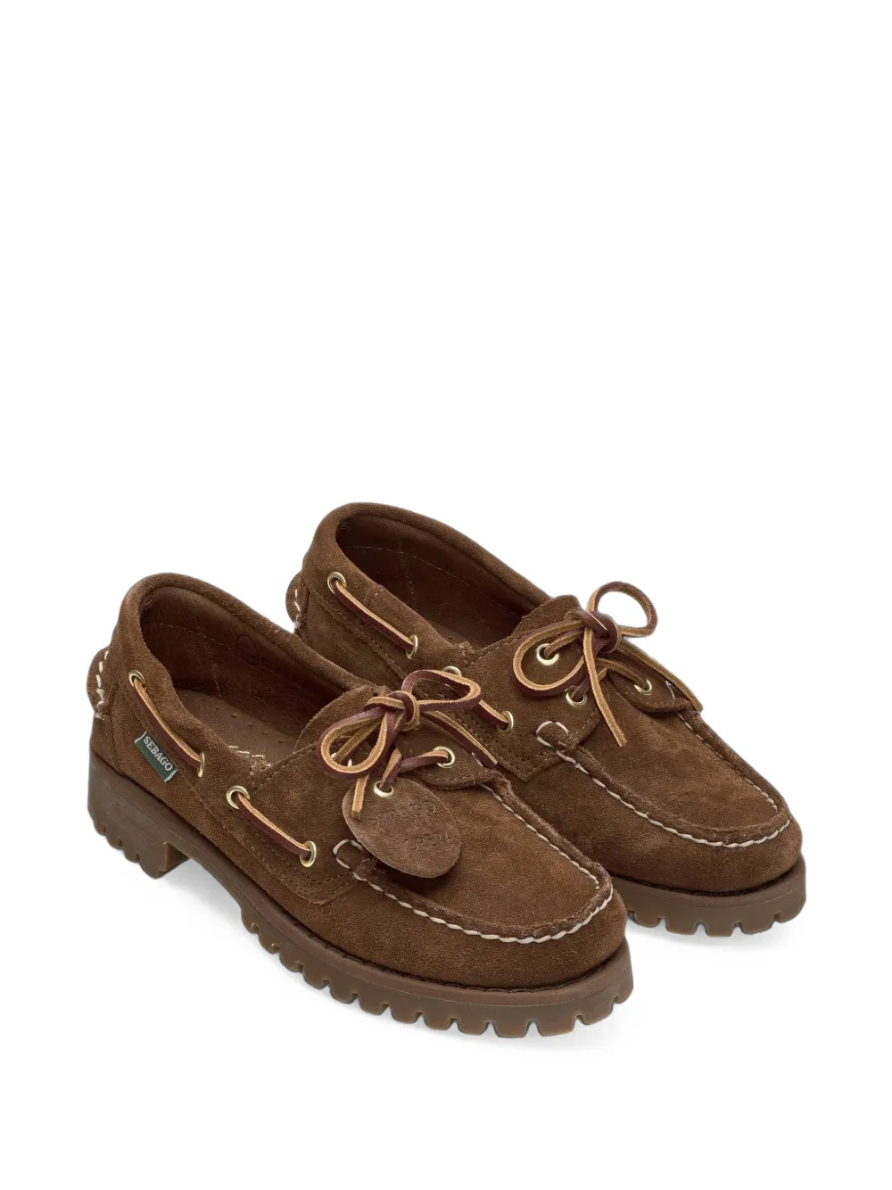 Sebago Ranger Artisan OX suede lug-sole loafers Bruin