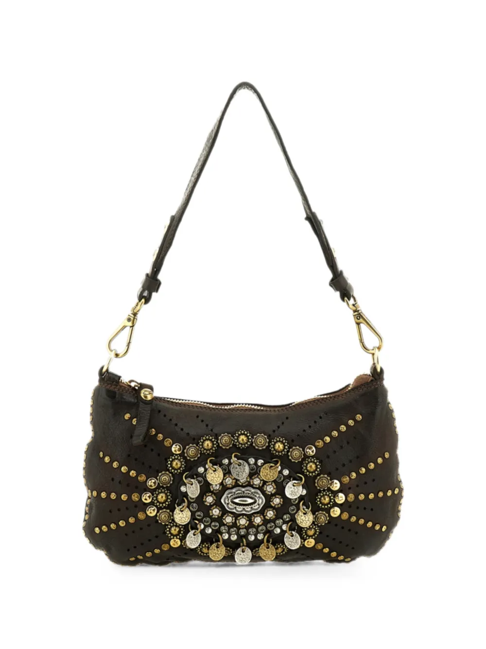 Campomaggi Teresa stud-embellished leather shoulder bag