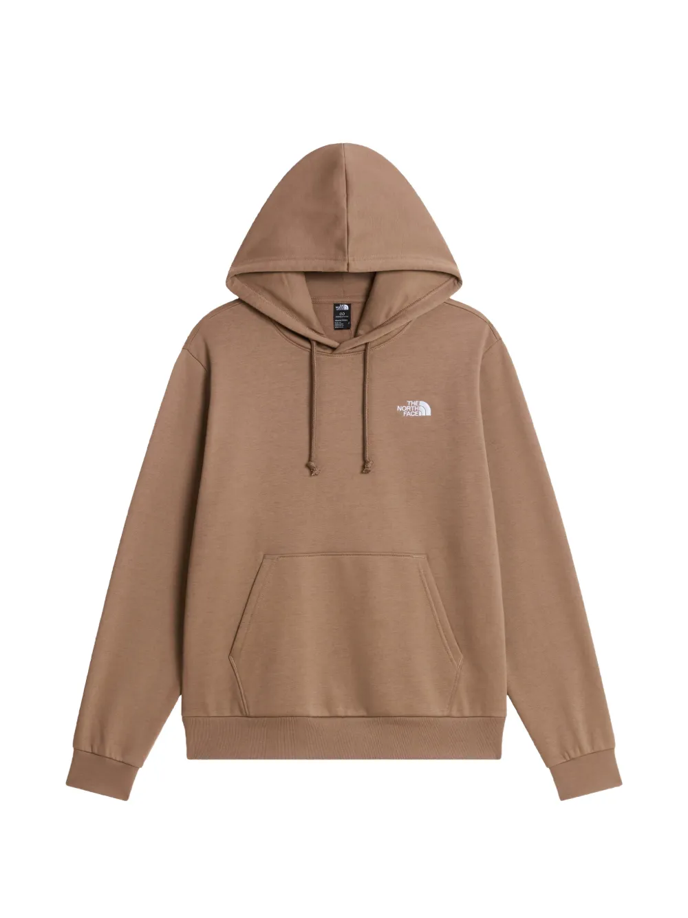 The North Face logo-print drawstring hoodie - Braun