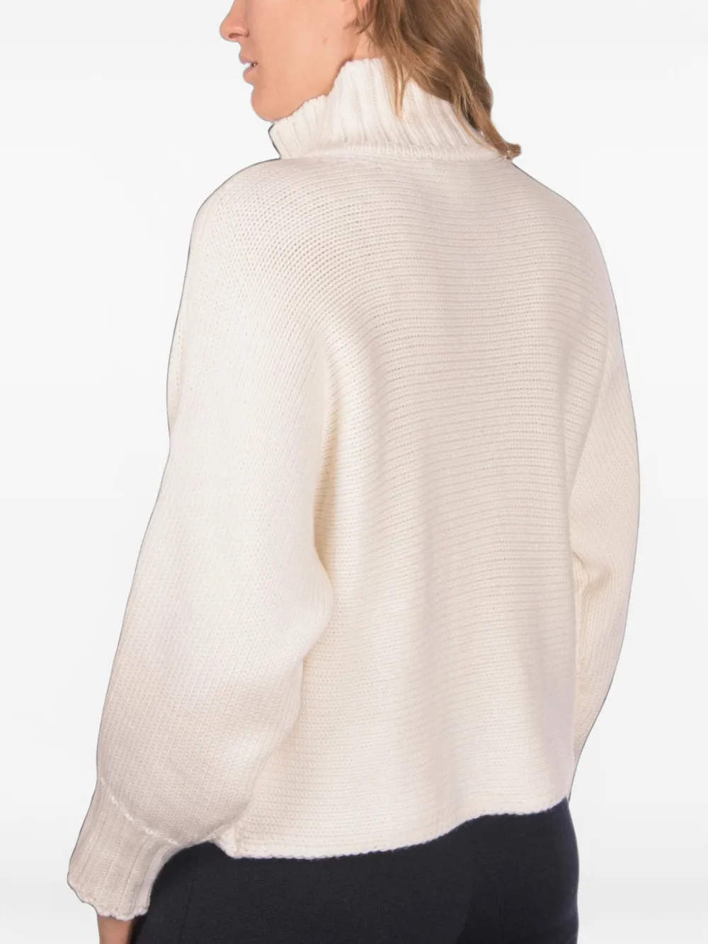 Gran Sasso ribbed-knit sweater Wit