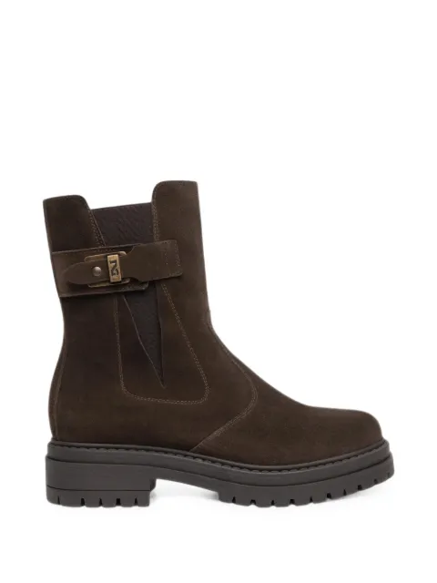 NERO GIARDINI buckle-detail suede boots
