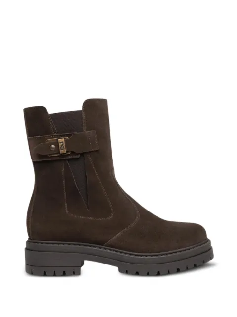 NERO GIARDINI botas de gamuza con detalle de hebilla