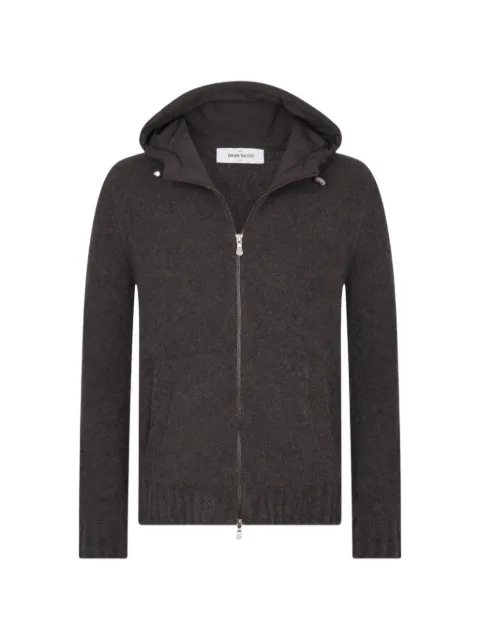 Gran Sasso wool hooded jacket