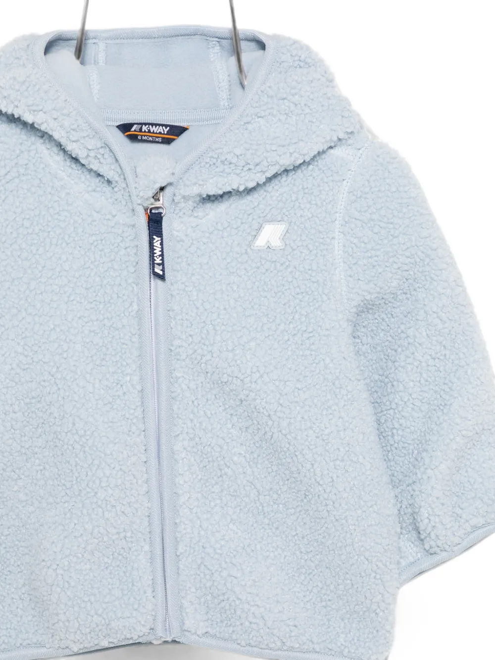 K Way Kids Fleece sweater met capuchon Blauw