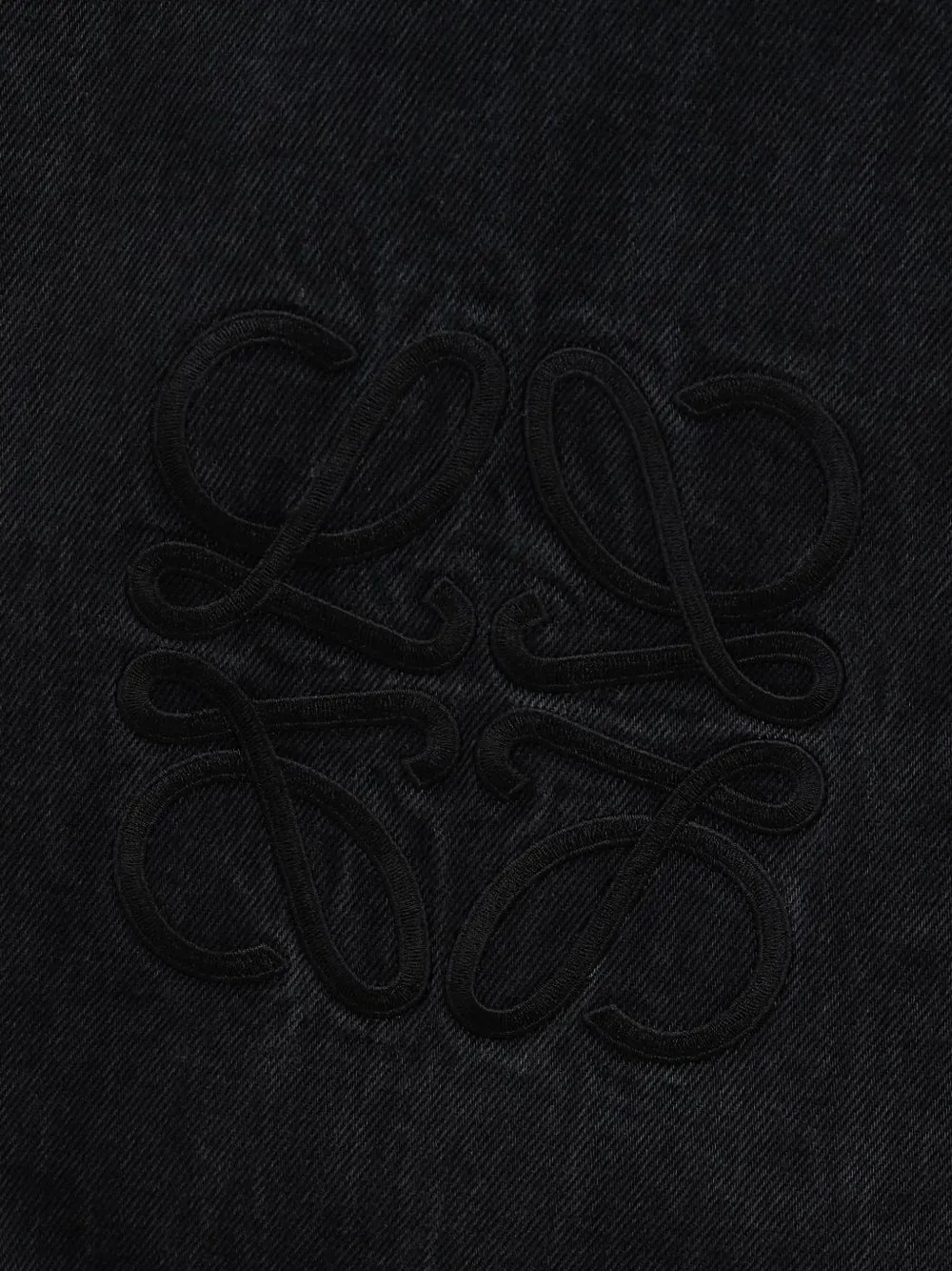 LOEWE Anagram-embroidered jeans Zwart