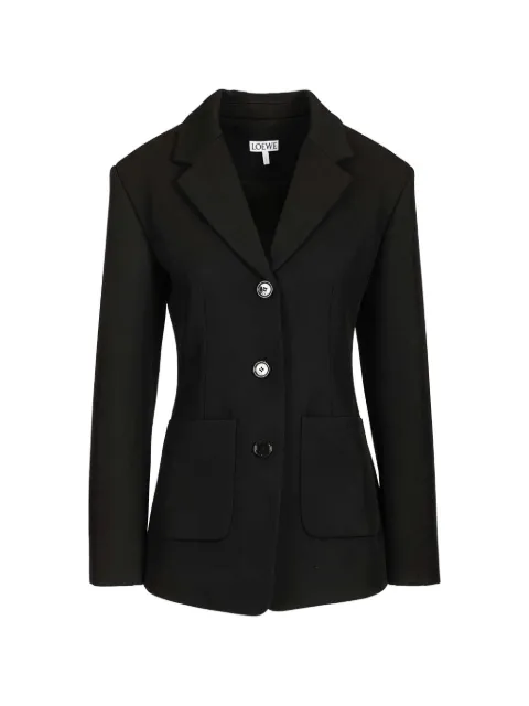 LOEWE single-breasted wool blazer