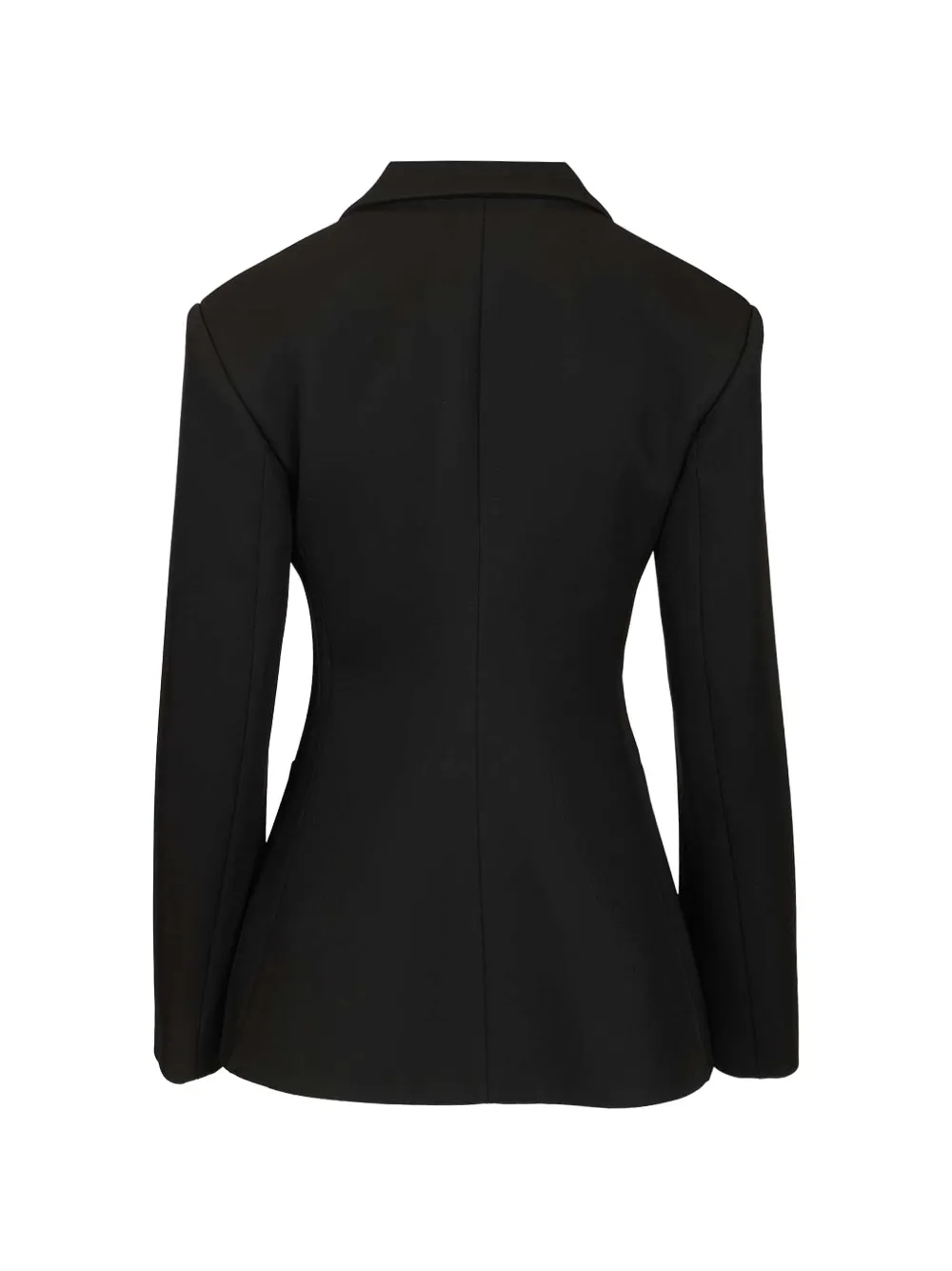 LOEWE single-breasted wool blazer Zwart