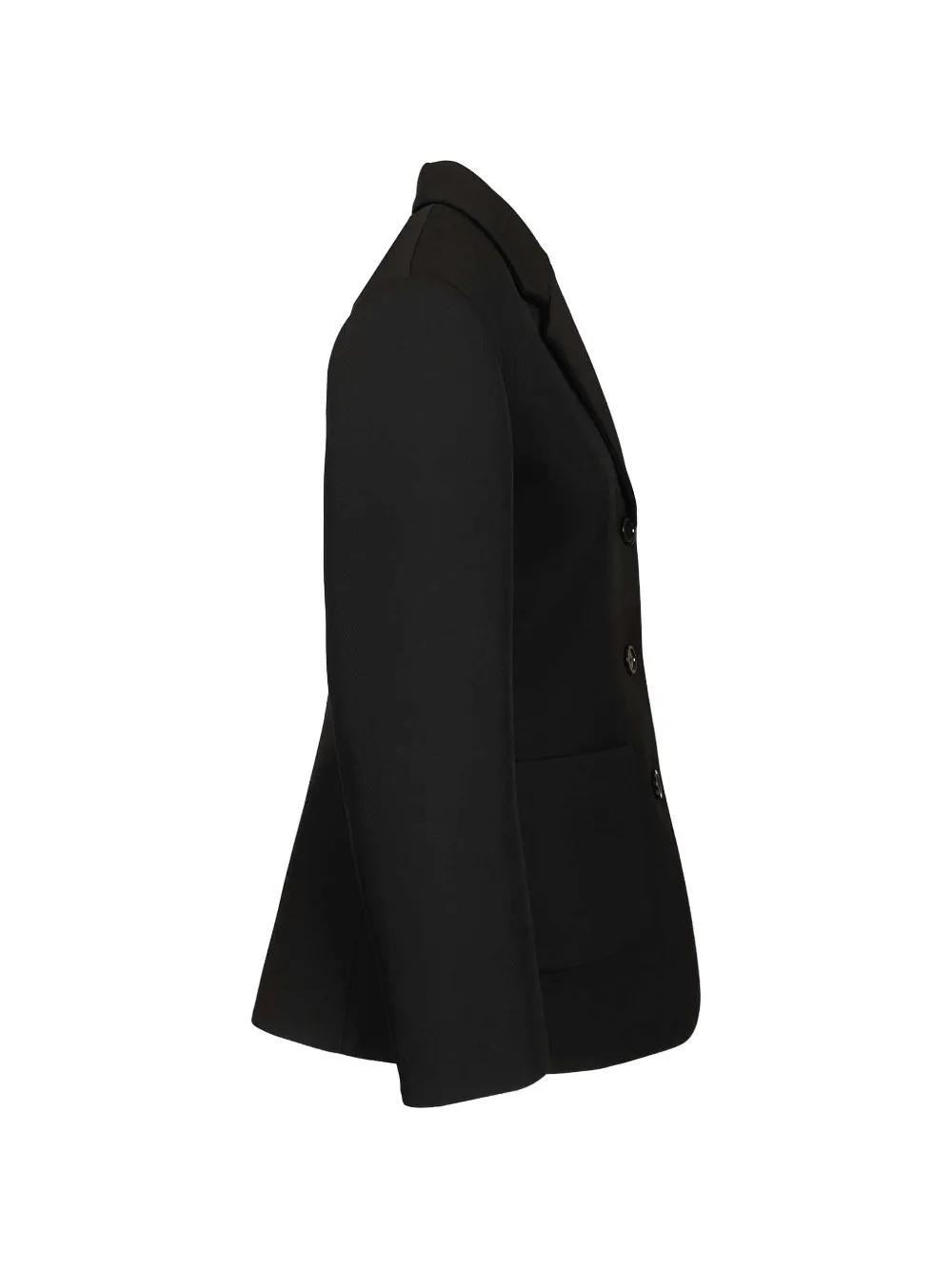 LOEWE single-breasted wool blazer Zwart