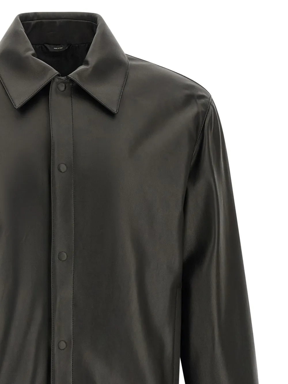 FENDI leather blouson jacket Zwart