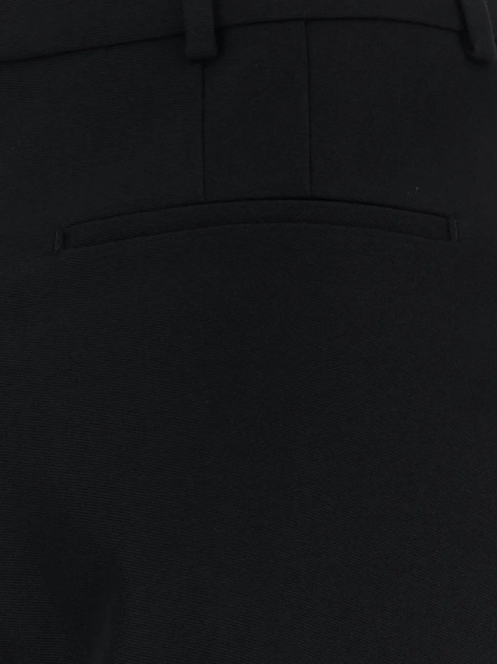 Saint Laurent virgin wool trousers Zwart