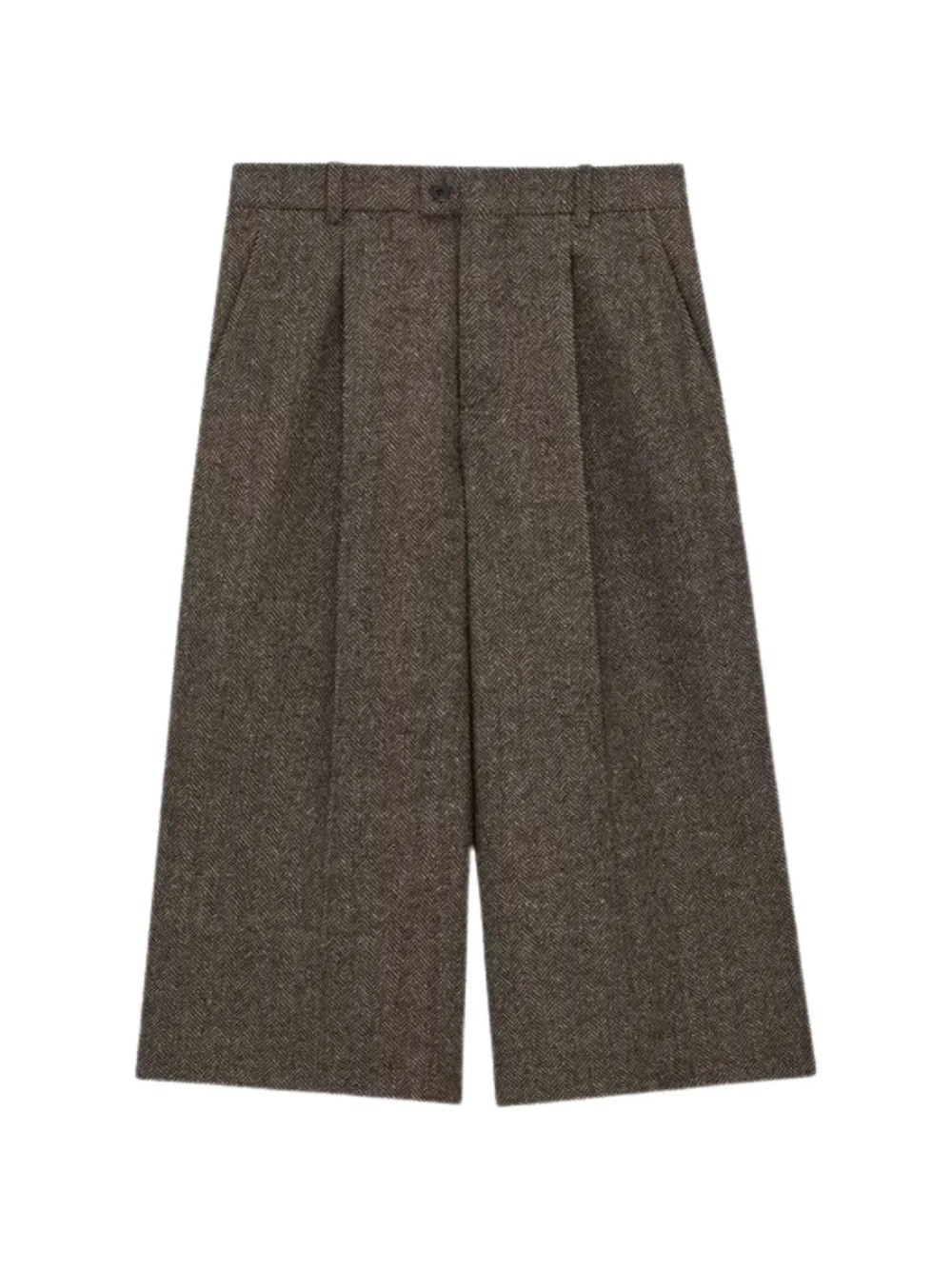 Saint Laurent culottes in herringbone wool · 36