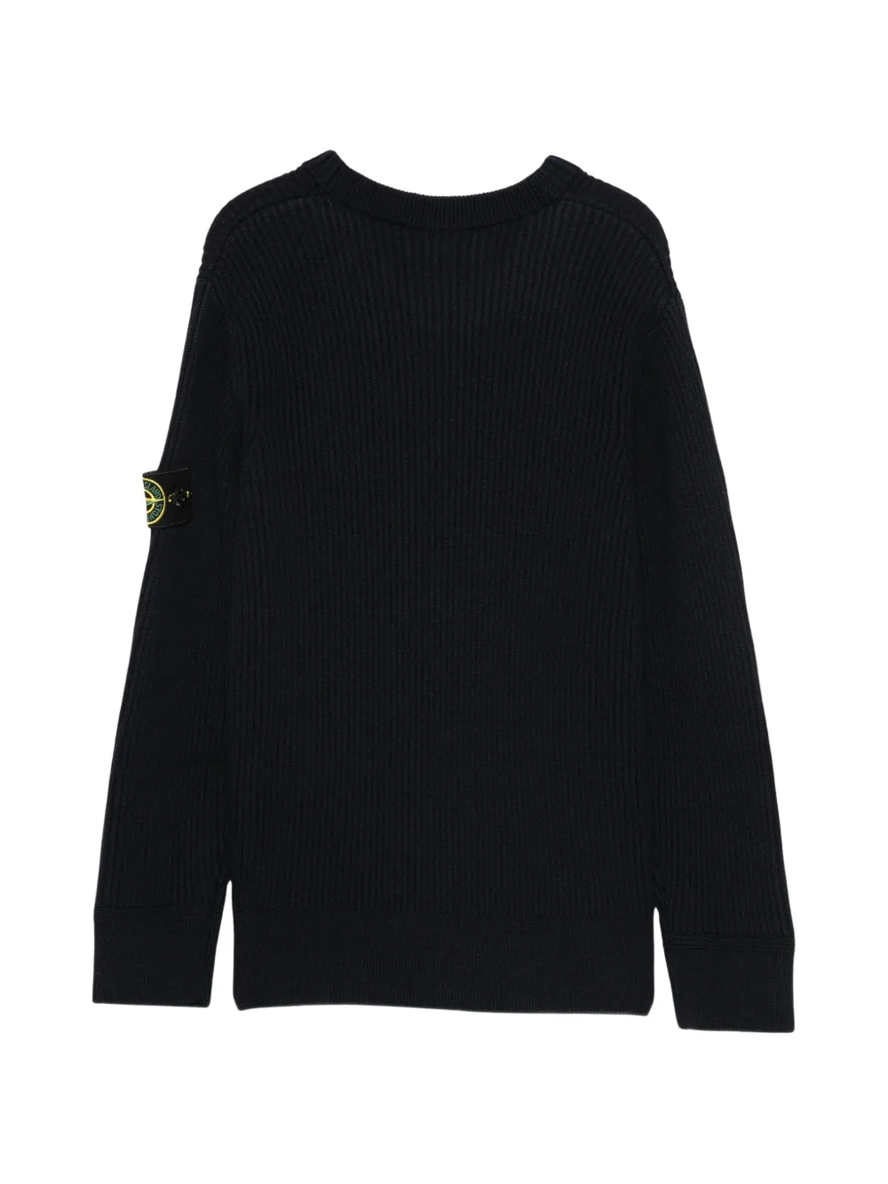 Stone Island Junior Trui met logopatch Blauw