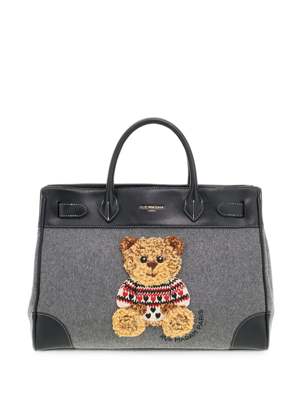 RUE MADAM PARIS patch tote bag