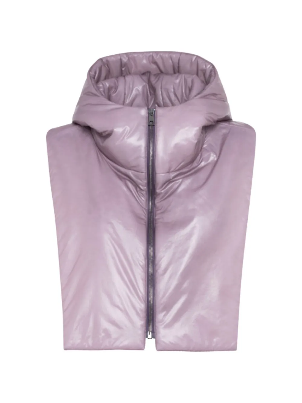 Tela padded hooded scarf