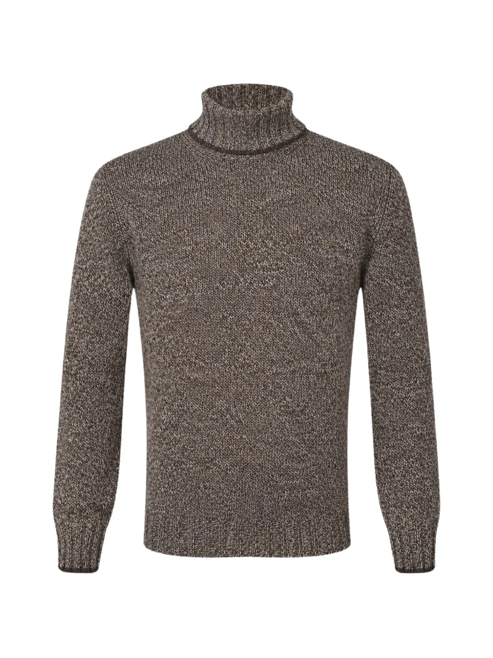 Gran Sasso roll-neck marl-knit sweater - Marrone