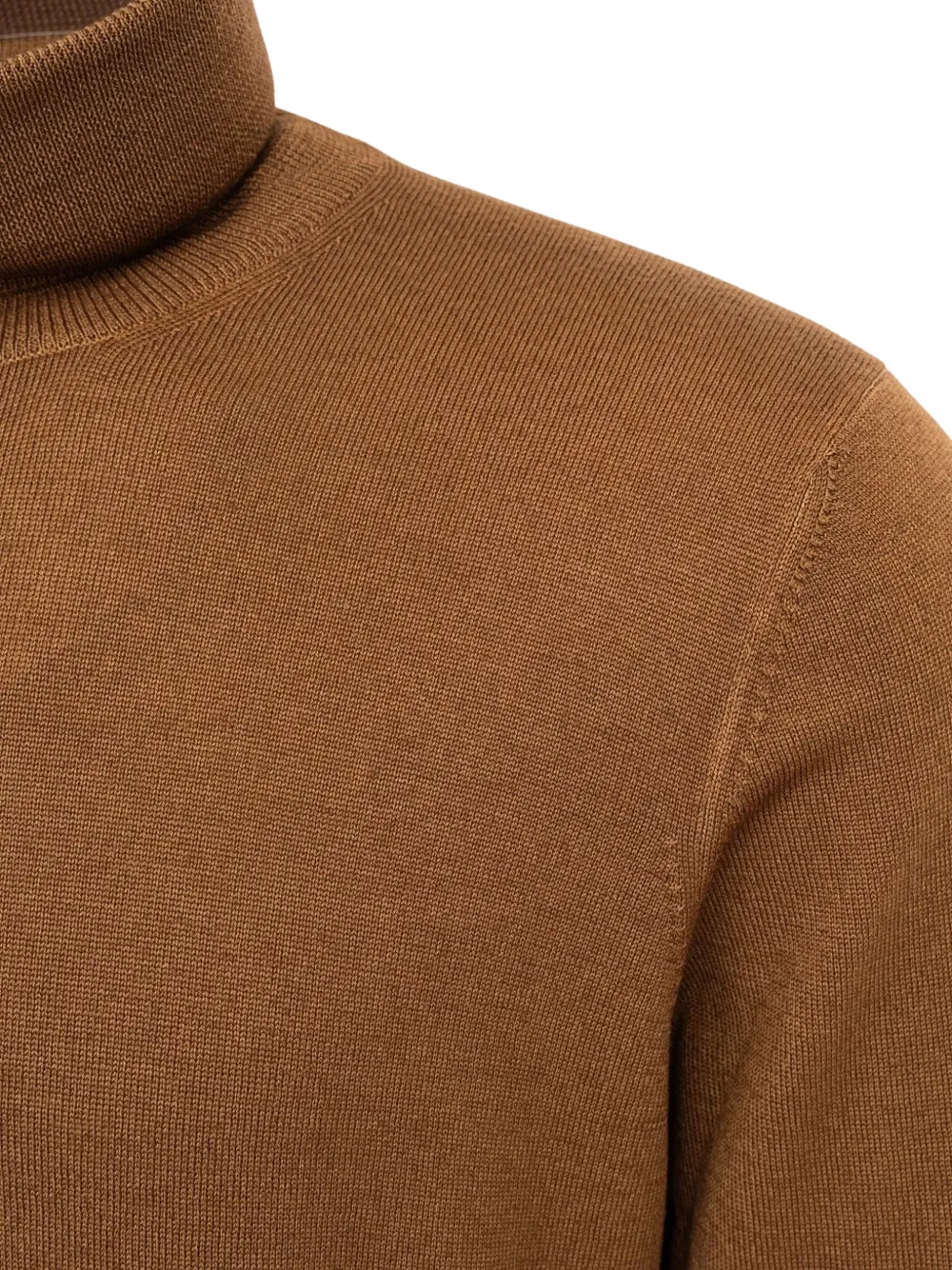 Gran Sasso roll-neck wool sweater Bruin